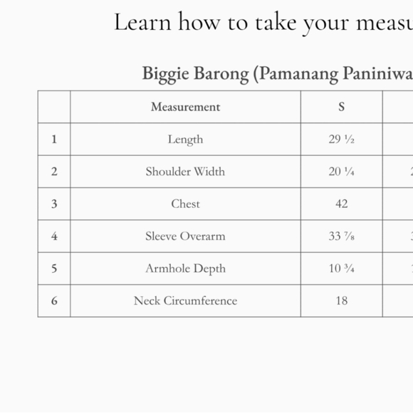 VINTA Biggie Barong Pamamang Paniniwala size S NWT - Picture 12 of 12